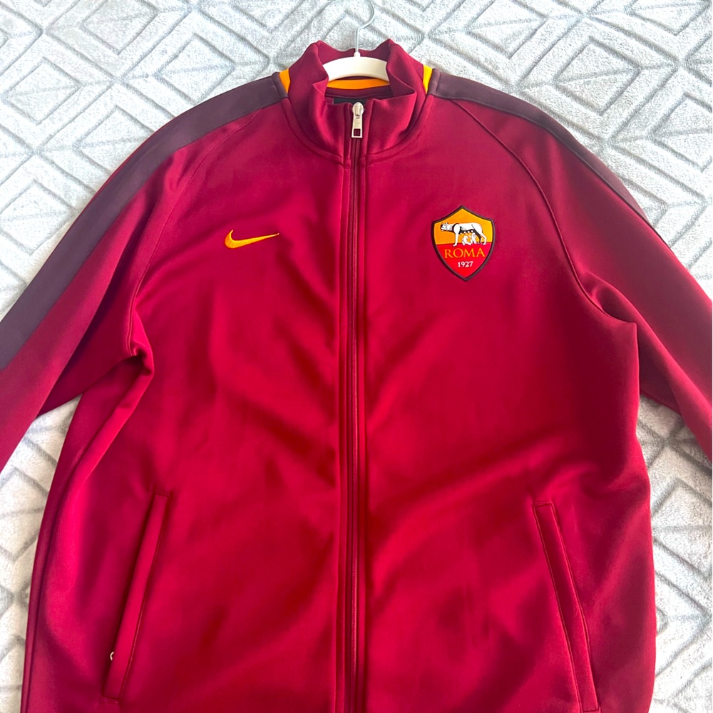 AS Roma Nike Track Jacket. Size Large. Worn 2x